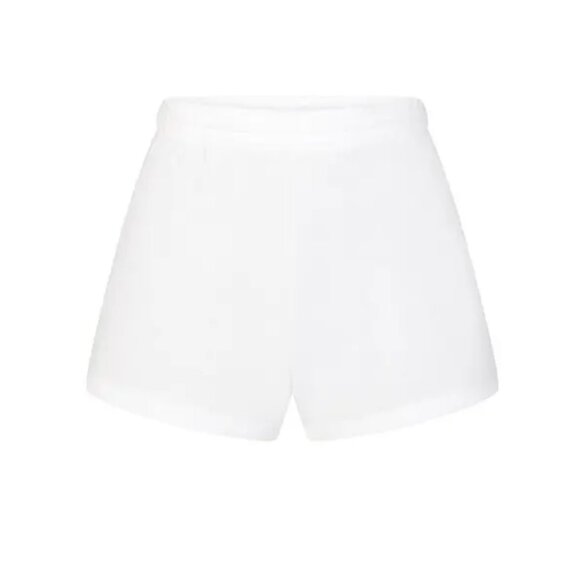 NWT SKIMS Light French Terry Loose Shorts SNOW Size 4x NEW Lounge Comfy White - Picture 3 of 10